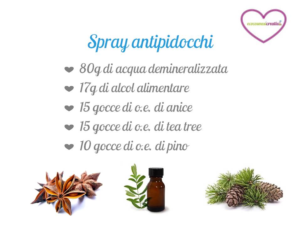 spray antipidocchi