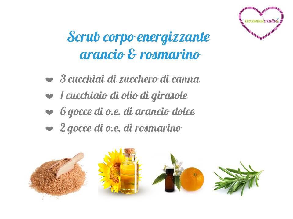 scrub arancio e rosmarino